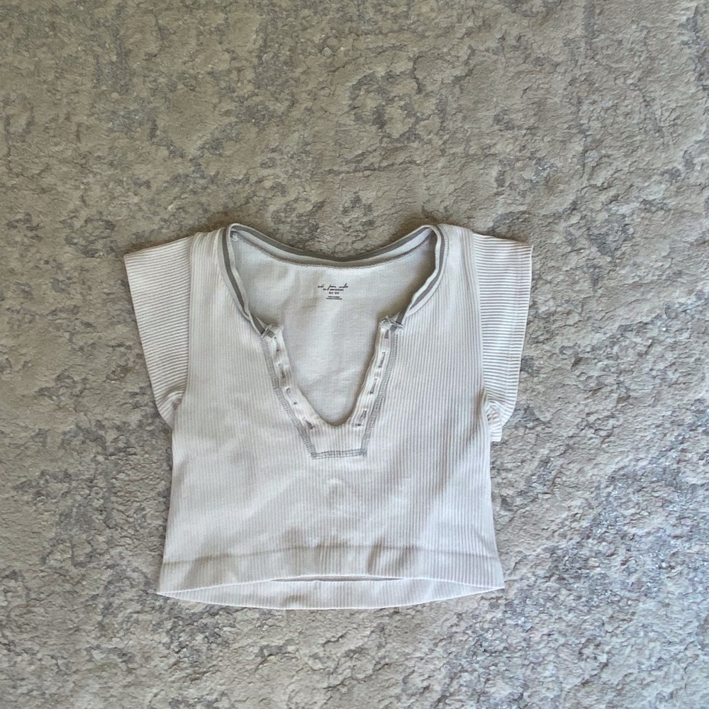 Out from under go for gold white top size XS